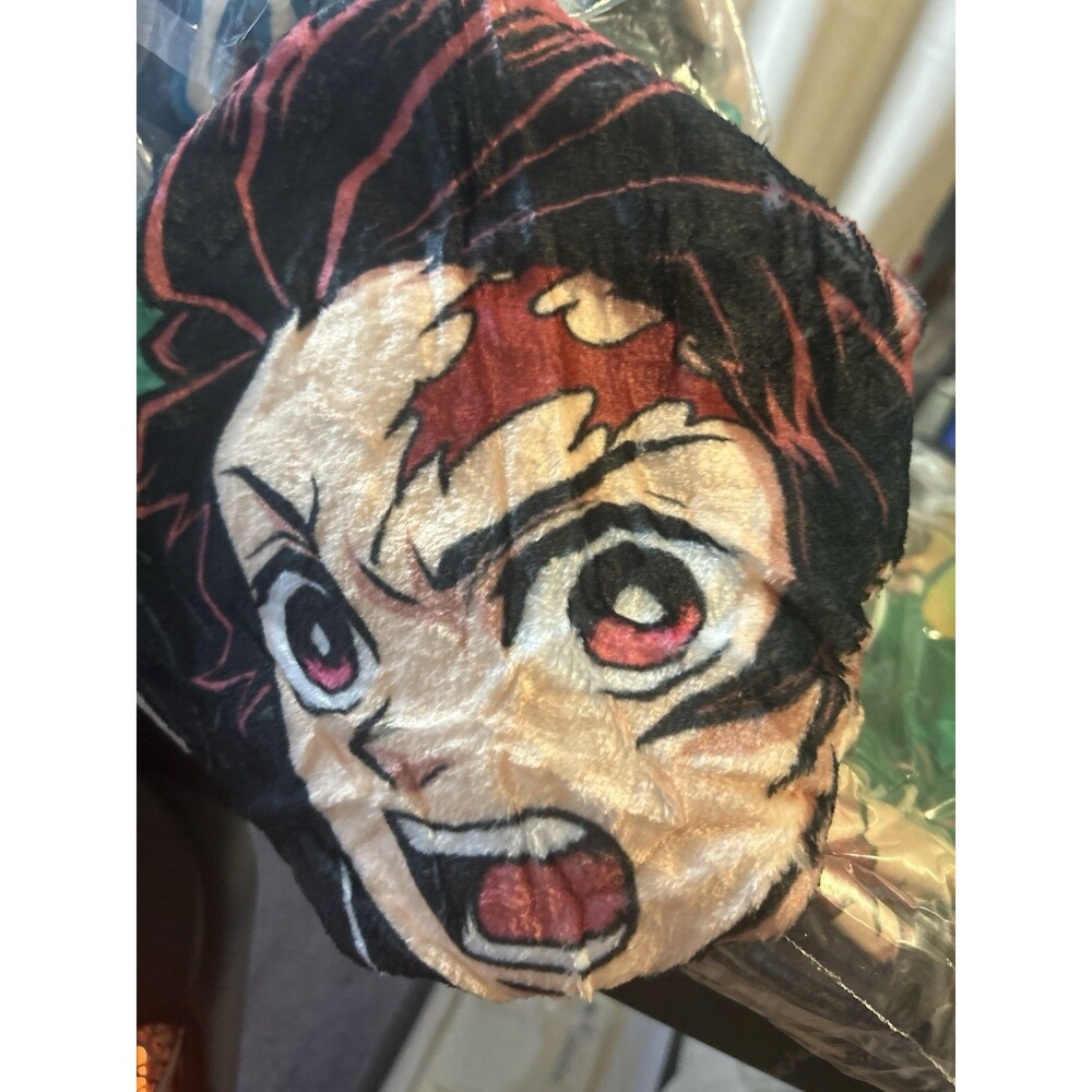 Demon Slayer Tanjiro Plush Fleece Blanket Anime Soft Throw New Sealed